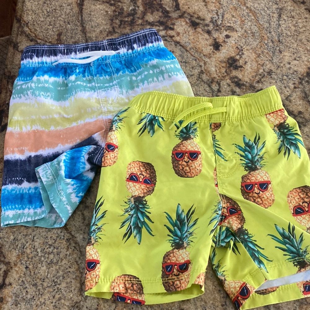 Two Old Navy swim trunks